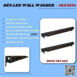 Led Wall Washer Stage Light 18X3In1