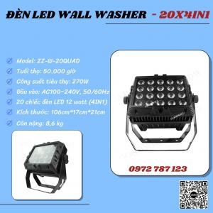 Led Wall Washer Stage Light 20X4In1