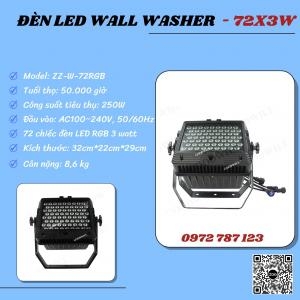 Led Wall Washer Stage Light 72X3W