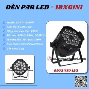 Par Led Stage Light 18X6In1