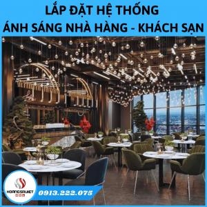 Lắp Đặt Hệ Thống Ánh Sáng Nhà Hàng - Khách Sạn