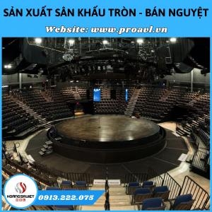 Production of Semicircular Stage Podiums on Demand