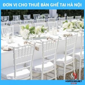 Đơn Vị Cho Thuê Bàn Ghế Sự Kiện, Đám Cưới Tại Hà Nội