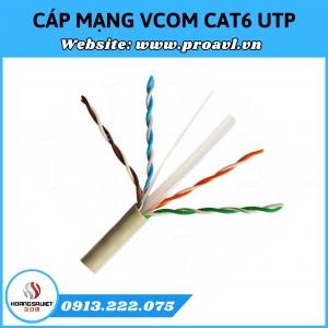 Vcom Network Cable CAT6 UTP 23AWG 4 PRS - PVC