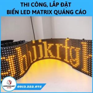 Thi Công, Lắp Đặt Biển LED Matrix Quảng Cáo Giá Tốt
