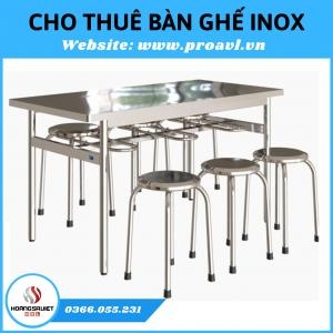 Cho Thuê Bàn Ghế Inox Tại Hà Nội