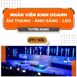 Tuyển Dụng Nhân Viên Kinh Doanh Thiết Bị Âm Thanh, Ánh Sáng, Màn Hình LED