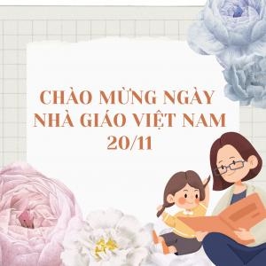 Mẫu Thiệp Chúc Mừng Ngày Nhà Giáo Việt Nam 20/11
