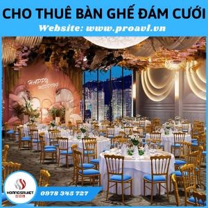 Cho Thuê Bàn Ghế Đám Cưới Tại Hà Nội