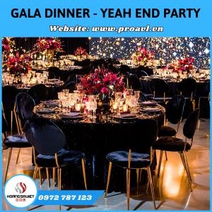 The Difference Between a Gala Dinner and a Year-End Party