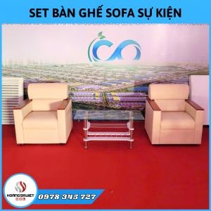 Set Bàn Ghế Sofa Tiếp Khách Lễ Khai Trương, Khởi Công