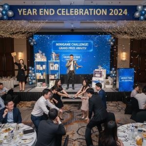 Trò Chơi & Minigame Tiệc Tất Niên Gắn Kết Nhân Sự Hiệu Quả