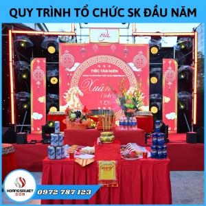 Quy Trình Tổ Chức Sự Kiện Đầu Năm Trọn Gói Từ A–Z
