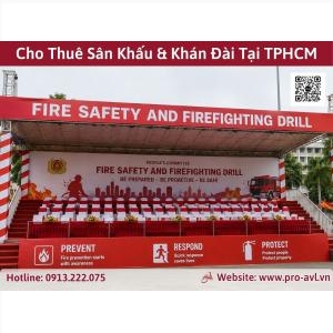 Cho Thuê Khán Đài Diễn Tập Pccc Tại Tphcm