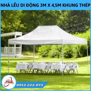 Bán & Cho Thuê Lều Bạt Di Động 3M X 4,5M Khung Thép