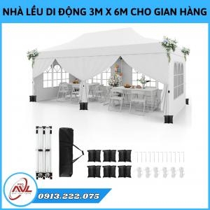 Bán & Cho Thuê Lều Bạt Di Động 3M X 6M Chuyên Cho Gian Hàng Sự Kiện