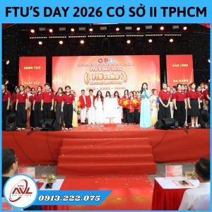 Proavl Thi Công Sự Kiện Ftu’S Day 2026 Cơ Sở 2 Tphcm