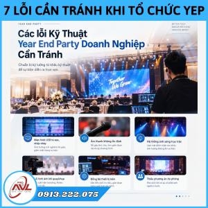 Các Lỗi Cần Tránh Khi Tổ Chức Year End Party Cho Doanh Nghiệp