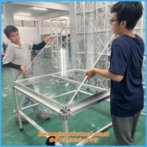 Tempered Glass & Transparent Mica Stage