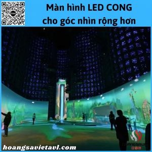 Thi công & lắp đặt màn hình Led cong
