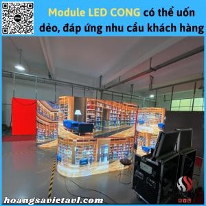 Thi công & lắp đặt màn hình Led cong