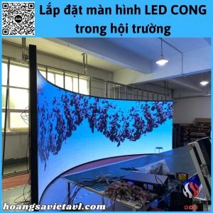 Thi công & lắp đặt màn hình Led cong
