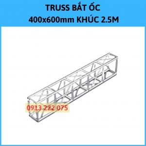 Aluminum Truss Frame 400X600mm Section 2.5M