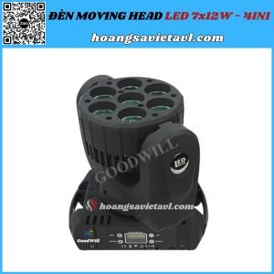 Đèn Moving Head LED 7x12W - 4in1