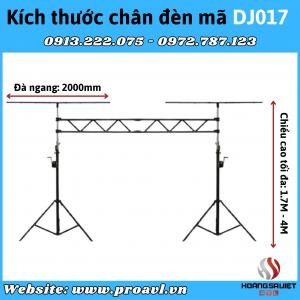 Chân treo đèn sân khấu DJ017