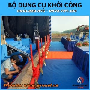Rental of Construction Starter Kits - Groundbreaking in Hanoi