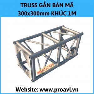 Khung Truss Nhôm 300X300mm Khúc 1M - V3030B4P
