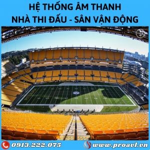 Professional Arena and Stadium Sound Installation