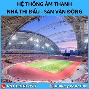 Professional Arena and Stadium Sound Installation