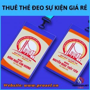 Cho Thuê Thẻ Đeo Ban Tổ Chức Sự Kiện Tại Hà Nội