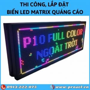 Construction and Installation of Led Matrix Advertising Signs at Good Prices