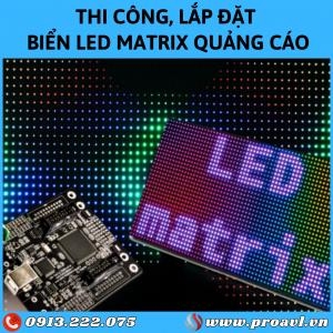 Construction and Installation of Led Matrix Advertising Signs at Good Prices