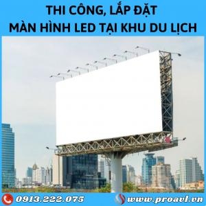 Installing an Outdoor Led Screen at a Tourist Area