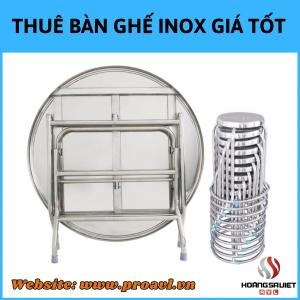 Cho Thuê Bàn Ghế Inox Tại Hà Nội