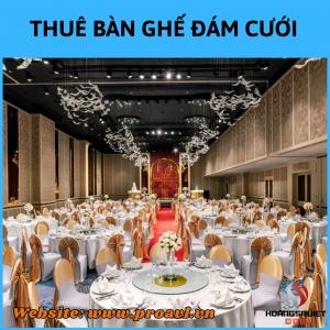 Wedding Table and Chair Rental in Hanoi